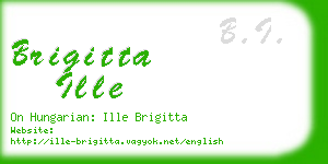 brigitta ille business card